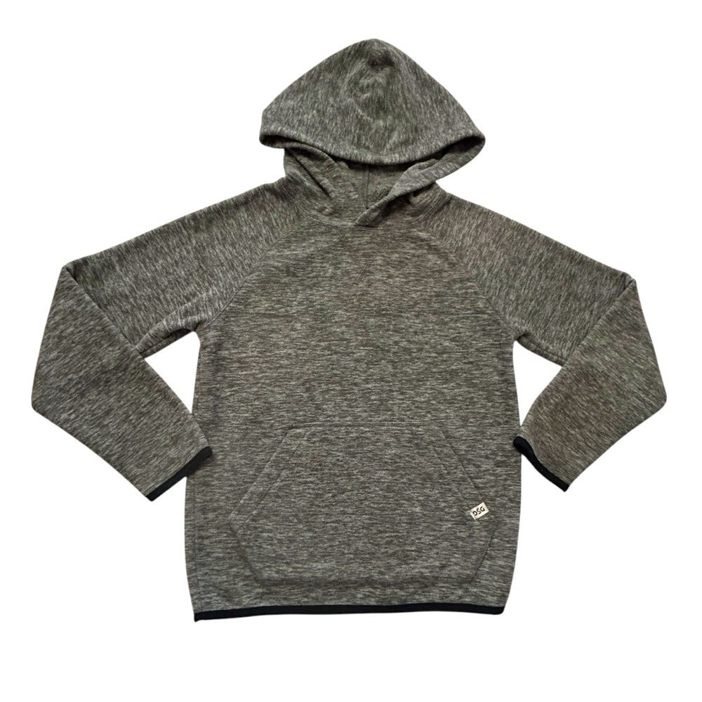 DSG Boys Grey Pullover Hoodie Soft With Front Pocket Sweatshirt Size Small GUC